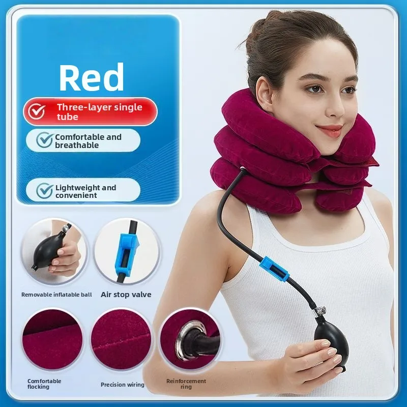 Inflatable Neck Spine Protector 5PCS Full Velvet Single Tube Thick PVC Liner Home Cervical Care Tool
Inflatable Neck Spine Protector 5PCS Full Velvet Single Tube Thick PVC Liner Home Cervical Care Tool