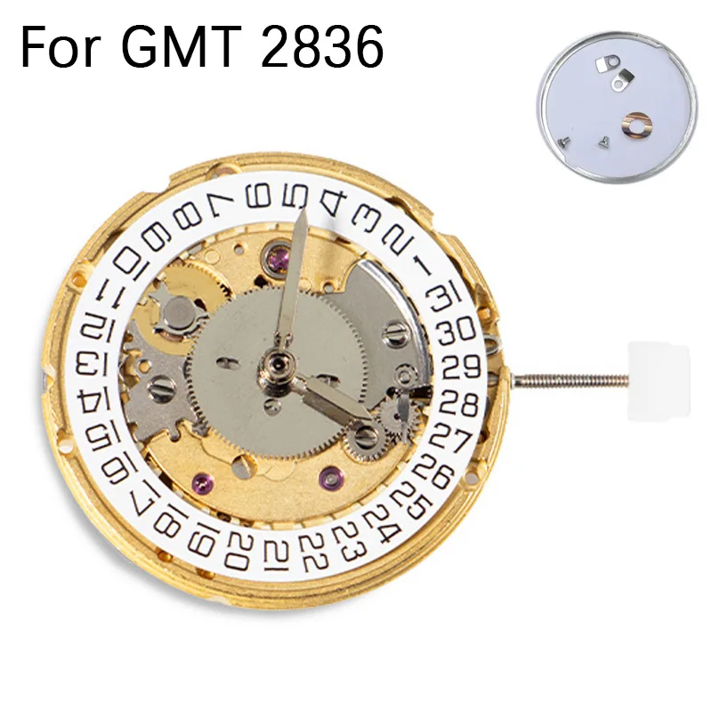 Китайский механизм GMT 2836, 4-стрелочный автоматический механический механизм для мужских часов.
Китайский механизм GMT 2836, 4-стрелочный автоматический механический механизм для мужских часов.