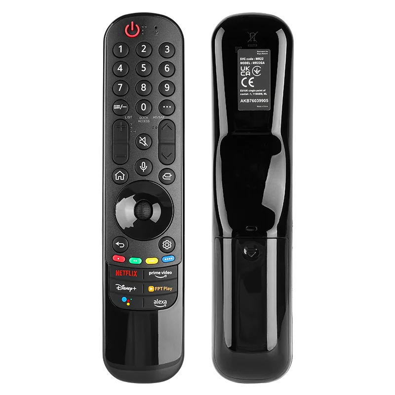 AKB76039905 MR22GA For LG Remote Control Compatible With LG TV 2021-2022 Models UQ75 UQ80 UQ90 QNED99 QNED90 Series Replacement
AKB76039905 MR22GA For LG Remote Control Compatible With LG TV 2021-2022 Models UQ75 UQ80 UQ90 QNED99 QNED90 Series Replacement