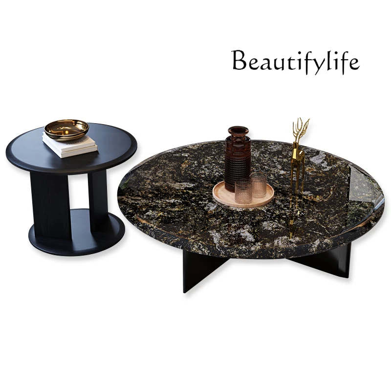 Imported platinum diamond natural luxury stone coffee table light luxury minimalist living room marble coffee table size round 
Imported platinum diamond natural luxury stone coffee table light luxury minimalist living room marble coffee table size round
