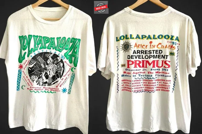Lollapalooza футболка 1993 винтажный фестиваль музыка Тур большой концерт гигантская фотография
Lollapalooza футболка 1993 винтажный фестиваль музыка Тур большой концерт гигантская фотография