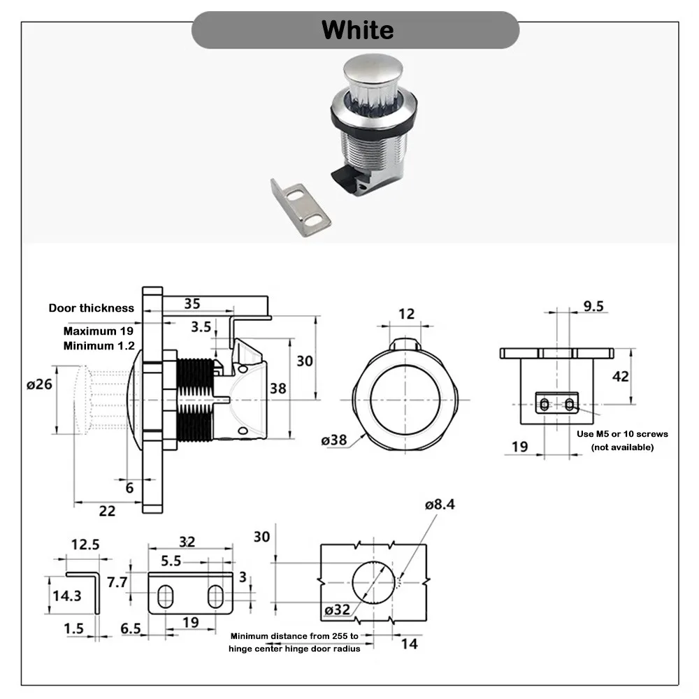 Универсальные караваны, шкаф для автофургона, кнопочные защелки, домашние дверные ручки, защелки для ящиков, пластиковые замки, защелка
Универсальные караваны, шкаф для автофургона, кнопочные защелки, домашние дверные ручки, защелки для ящиков, пластиковые замки, защелка