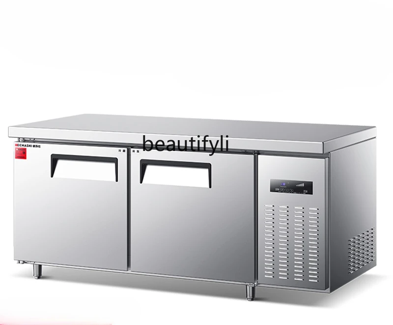 Commercial workbench, freezer, fresh milk tea shop, water bar, kitchen console
Commercial workbench, freezer, fresh milk tea shop, water bar, kitchen console