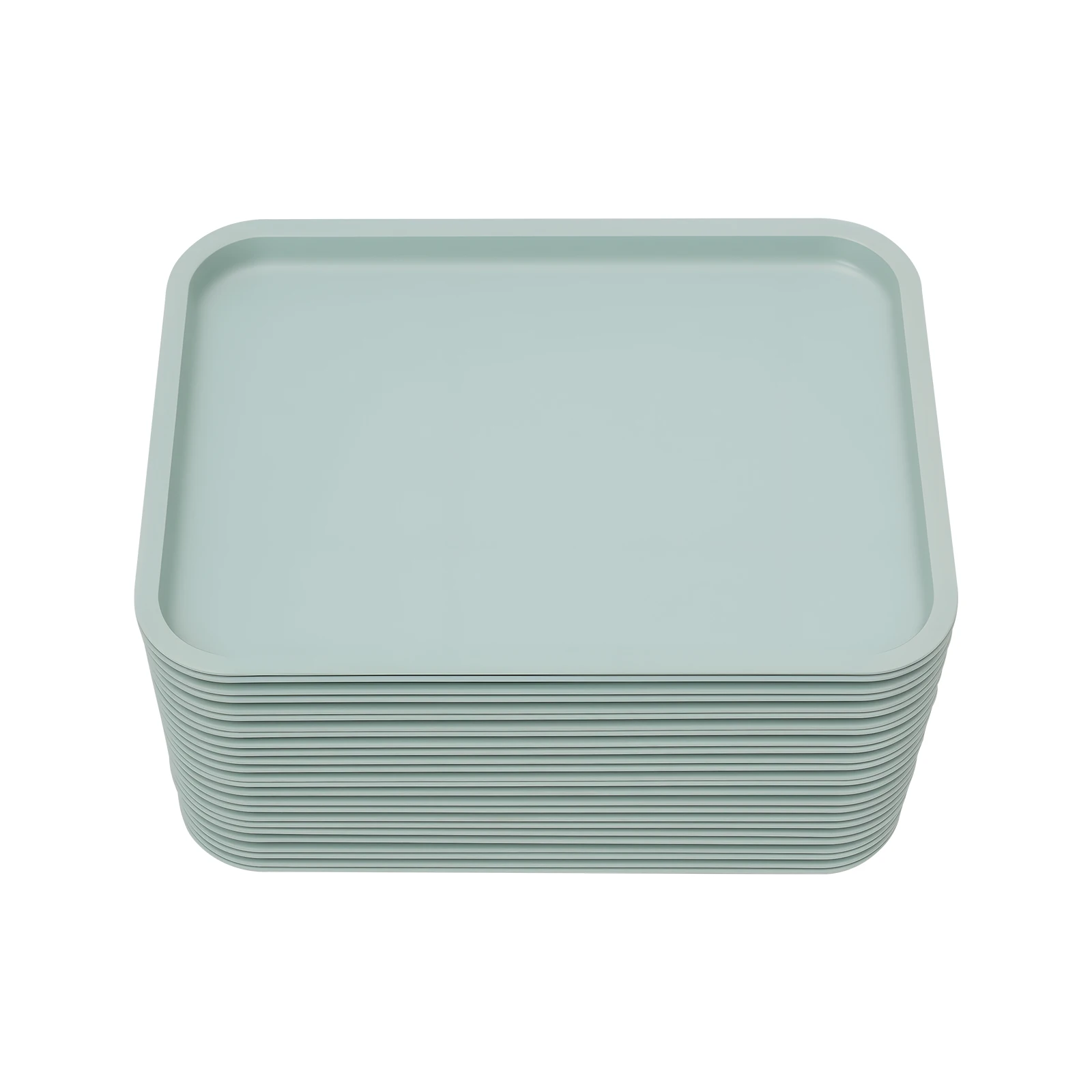 24PCS PP Restaurant Trays Anti-Slip Rectangular Serving Tray Stackable Food Trays 36*27*2 Cm for Cafeterias Kitchens Snack Bars
24PCS PP Restaurant Trays Anti-Slip Rectangular Serving Tray Stackable Food Trays 36*27*2 Cm for Cafeterias Kitchens Snack Bars