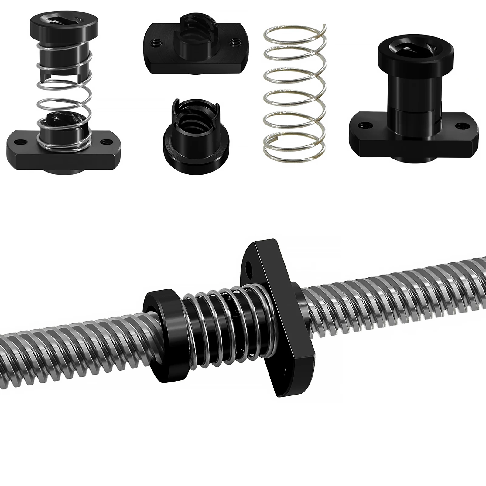 2 шт. ходовые винты из нержавеющей стали, противолюбовые пружинные гайки, износостойкие, устойчивые к коррозии, изолированные 3D-принтеры
2 шт. ходовые винты из нержавеющей стали, противолюбовые пружинные гайки, износостойкие, устойчивые к коррозии, изолированные 3D-принтеры