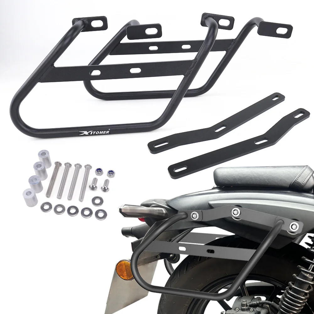 Motorcycle Pannier Racks Side Carrier For Kawasaki Eliminator 500 450 2024-2025 Saddle Bag Support Guard Bars Mounting Brackets
Motorcycle Pannier Racks Side Carrier For Kawasaki Eliminator 500 450 2024-2025 Saddle Bag Support Guard Bars Mounting Brackets
