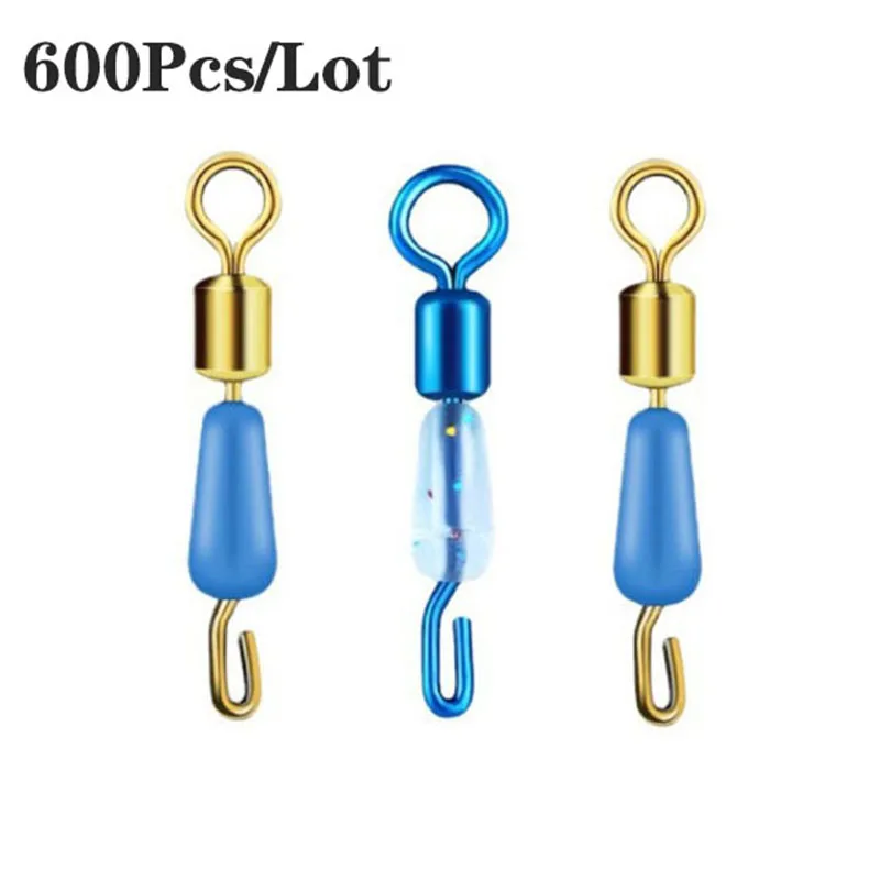 600Pcs Fishing Swivels Sub-Line Clamp Connector Quick Replacement Fishing Hook With Hooked Snap Fishing Accessories Tackle Pesca
600Pcs Fishing Swivels Sub-Line Clamp Connector Quick Replacement Fishing Hook With Hooked Snap Fishing Accessories Tackle Pesca