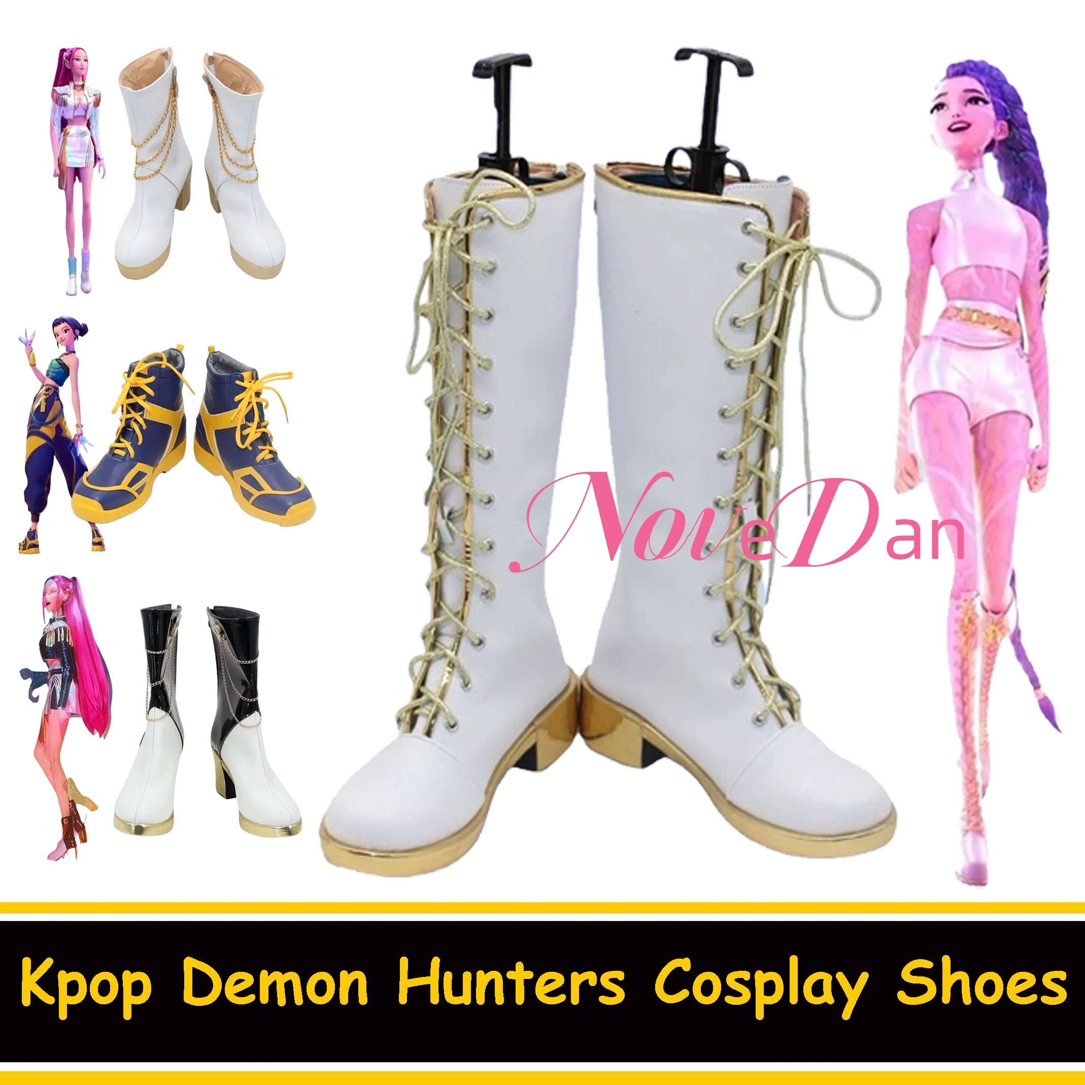 K Anime Pop Demon Hunters Cosplay Shoes Huntrix Zoey Mira Rumi Cosplay Boots Halloween Carnival Party Comic Con Cosplay Costume
K Anime Pop Demon Hunters Cosplay Shoes Huntrix Zoey Mira Rumi Cosplay Boots Halloween Carnival Party Comic Con Cosplay Costume