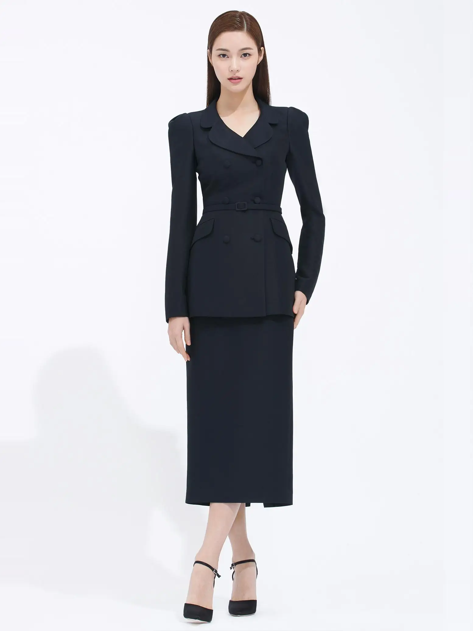 High-End Mid-Length A-Line Skirt And Double-Breasted Suit Jacket Two-Piece Set with Back Split for Women Autumn Fashion
High-End Mid-Length A-Line Skirt And Double-Breasted Suit Jacket Two-Piece Set with Back Split for Women Autumn Fashion