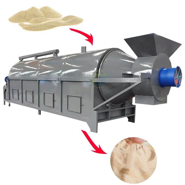 Professional Large Scale Automatic Hot Dry Oven Dehydrator Machine for Food Waste Compost Chicken Manure Sludge Dehydration