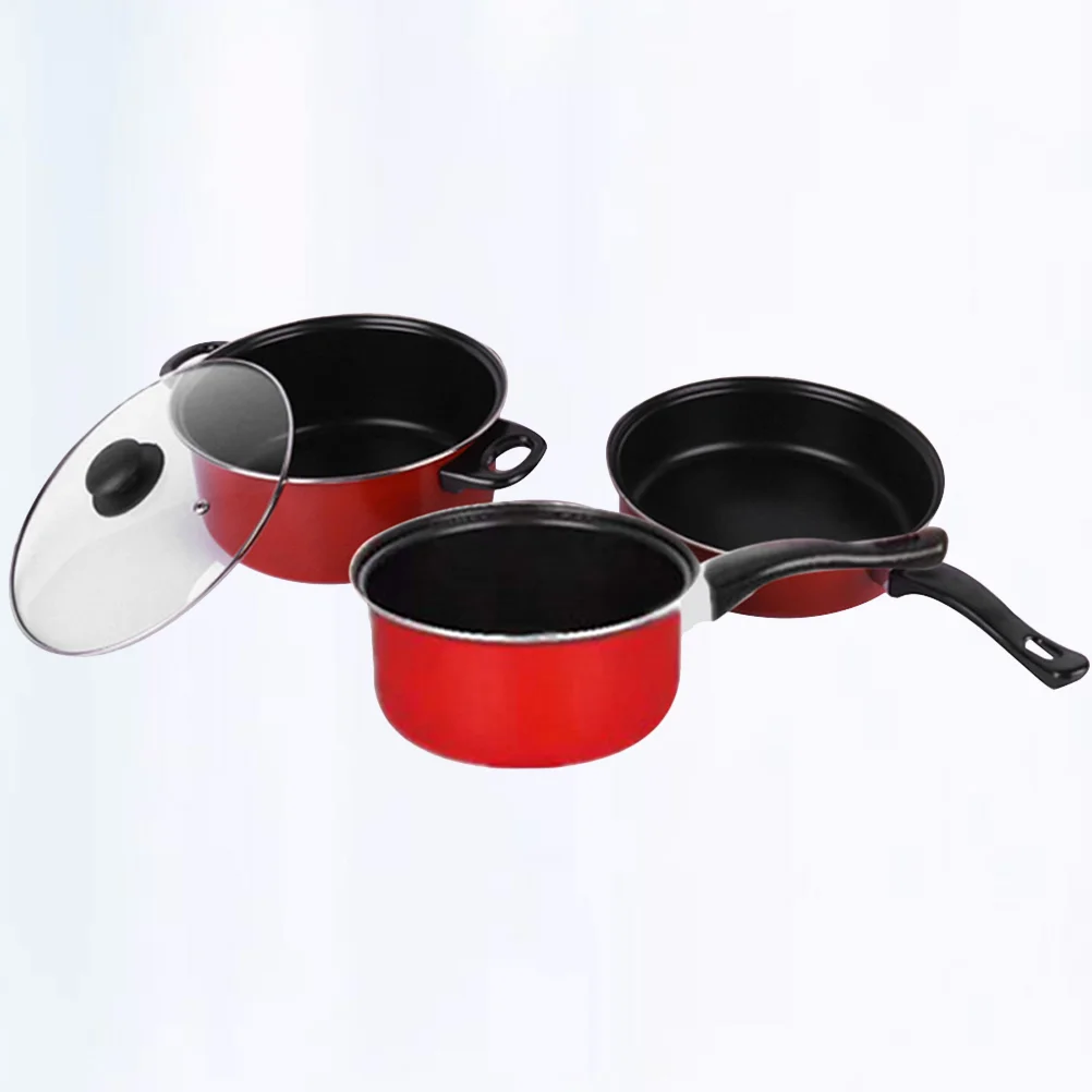 3 Pcs Frying Pan Kitchen Pots and Induction Cook Ware Small Stock Milk with Lid Baby
3 Pcs Frying Pan Kitchen Pots and Induction Cook Ware Small Stock Milk with Lid Baby