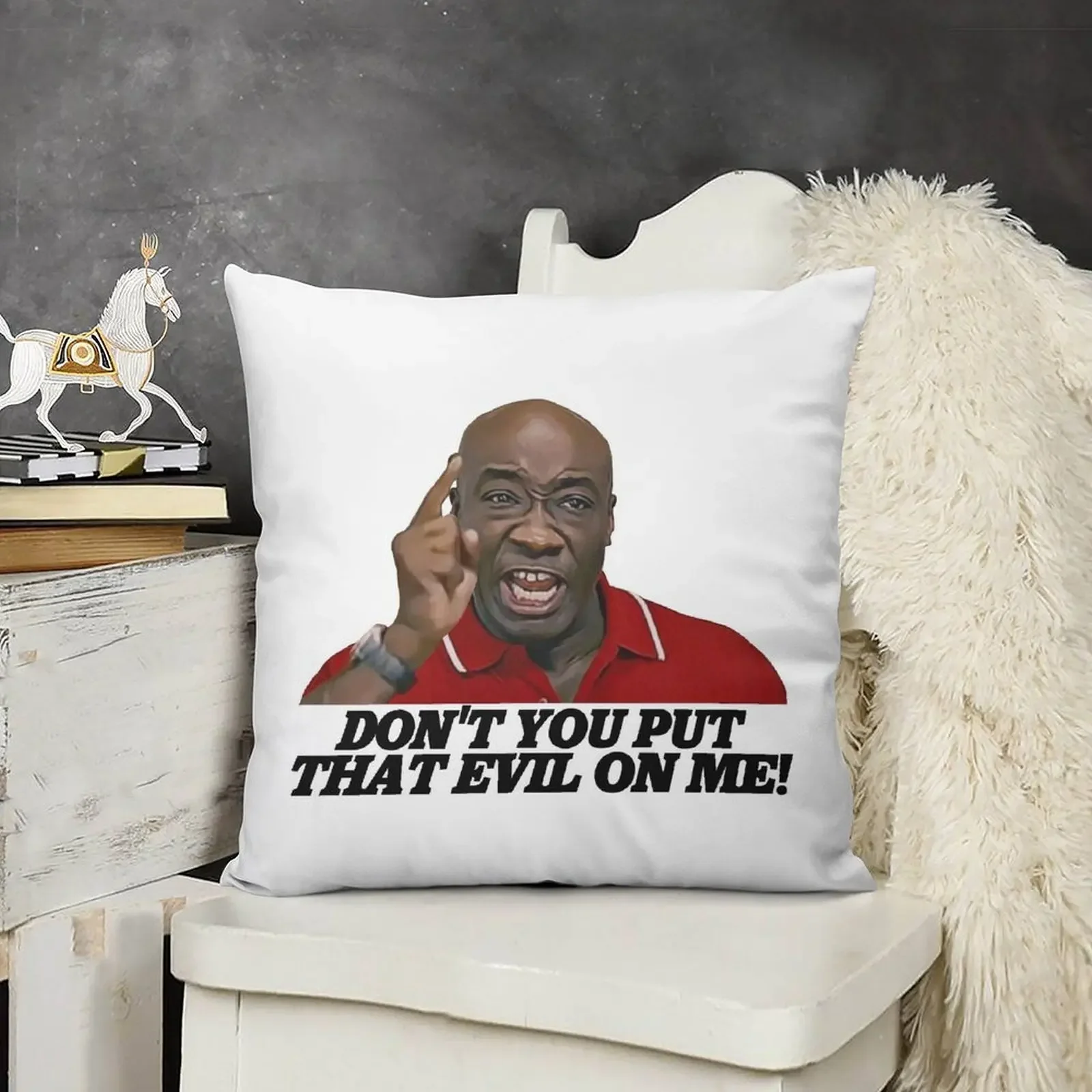 Don't You Put That Evil On Me, Ricky Bobby! Throw Pillow Decorative Sofa Cushions ornamental pillows pillow
Don't You Put That Evil On Me, Ricky Bobby! Throw Pillow Decorative Sofa Cushions ornamental pillows pillow