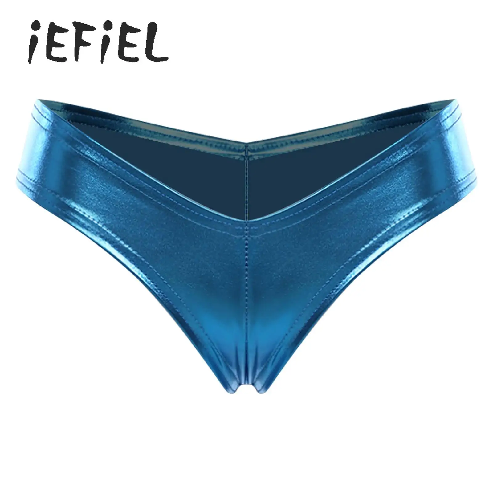 Womens Metallic Shiny Mini Bikini Briefs High Waist Narrow Crotch Booty Panties Charming Underwear Lingerie Beach Party Swimsuit
Womens Metallic Shiny Mini Bikini Briefs High Waist Narrow Crotch Booty Panties Charming Underwear Lingerie Beach Party Swimsuit