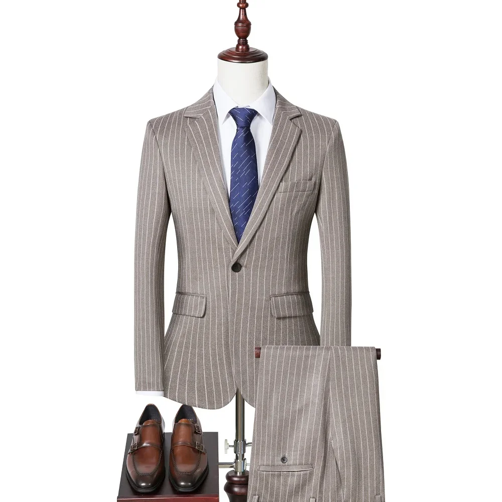 Boutique (suit + trousers) elegant British style woolen casual simple business work party wedding dress men's suit two-piece
Boutique (suit + trousers) elegant British style woolen casual simple business work party wedding dress men's suit two-piece