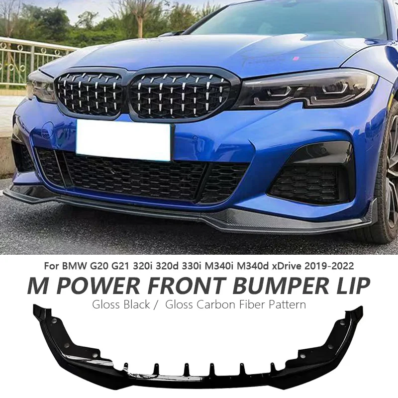 3Pcs ABS Front Bumper Lip For BMW G20 G21 320i 320d 330i M340i M340d xDrive 2019-2022 M-Performance Front Bumper Lip Body Kits
3Pcs ABS Front Bumper Lip For BMW G20 G21 320i 320d 330i M340i M340d xDrive 2019-2022 M-Performance Front Bumper Lip Body Kits