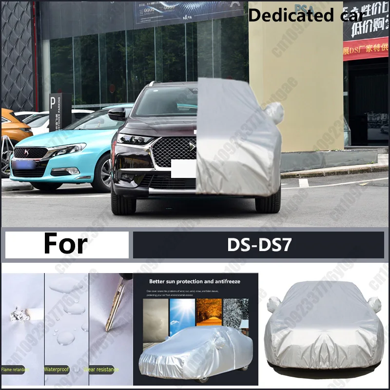For DS-DS7 Oxford cloth car cover for sun protection, rain resistance, and all season special car dust cover
For DS-DS7 Oxford cloth car cover for sun protection, rain resistance, and all season special car dust cover