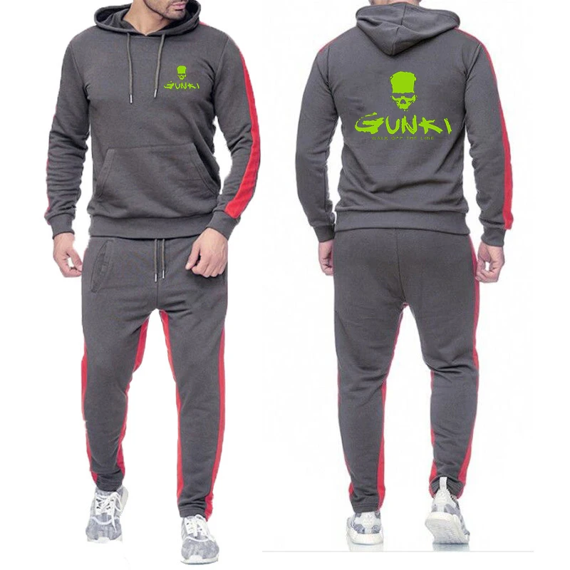 Gunki 2024 Men's New Sport Wear Hoodie High Quality Solid Color Long Sleeve Tracksuit+Casual Comfortable Sweatpants Suit
Gunki 2024 Men's New Sport Wear Hoodie High Quality Solid Color Long Sleeve Tracksuit+Casual Comfortable Sweatpants Suit