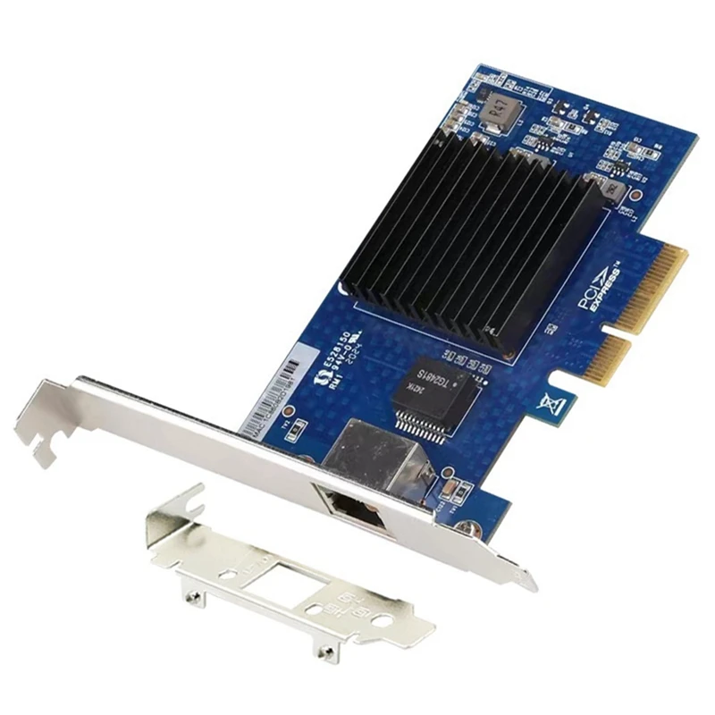 PCI-E Network Card PCI-E X4 Single-Port 10G Gigabit Server Network Card Adapter AQC107 Ethernet NIC For Desktop
PCI-E Network Card PCI-E X4 Single-Port 10G Gigabit Server Network Card Adapter AQC107 Ethernet NIC For Desktop