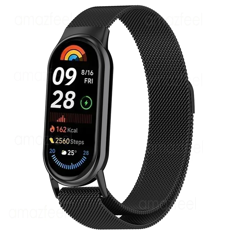 Магнитная Петля для Xiaomi Smart Band 9, металлический браслет для mi band 9, ремешок для часов xiaomi mi band 8, сетчатый Браслет
Магнитная Петля для Xiaomi Smart Band 9, металлический браслет для mi band 9, ремешок для часов xiaomi mi band 8, сетчатый Браслет