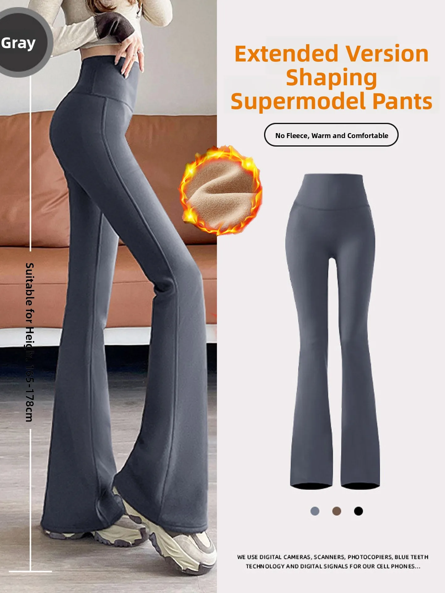 ay Extended plus Size Fce Lined Micro Flared Yoga Pants Women's High Waist Thiened Autumn Winter Warm Trousers
ay Extended plus Size Fce Lined Micro Flared Yoga Pants Women's High Waist Thiened Autumn Winter Warm Trousers