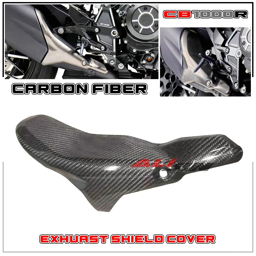 100% Real Carbon fiber For HONDA CB1000R 2018-2023 2022 Exhaust Pipe Shield Heat Side Cover Motorcycle Fairing Cowling Panel
100% Real Carbon fiber For HONDA CB1000R 2018-2023 2022 Exhaust Pipe Shield Heat Side Cover Motorcycle Fairing Cowling Panel