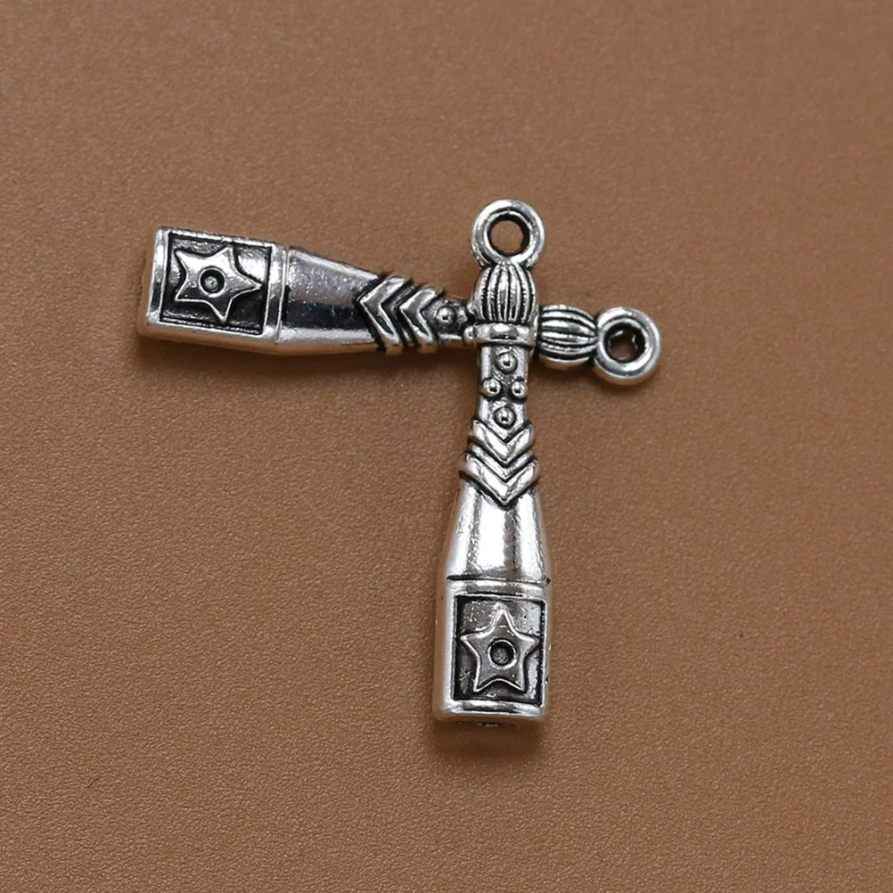 10pcs Wine Bottle Charms Pendant DIY Jewelry Making Silver Color Alloy Necklace Bracelet Earrings Accessories Gift
10pcs Wine Bottle Charms Pendant DIY Jewelry Making Silver Color Alloy Necklace Bracelet Earrings Accessories Gift