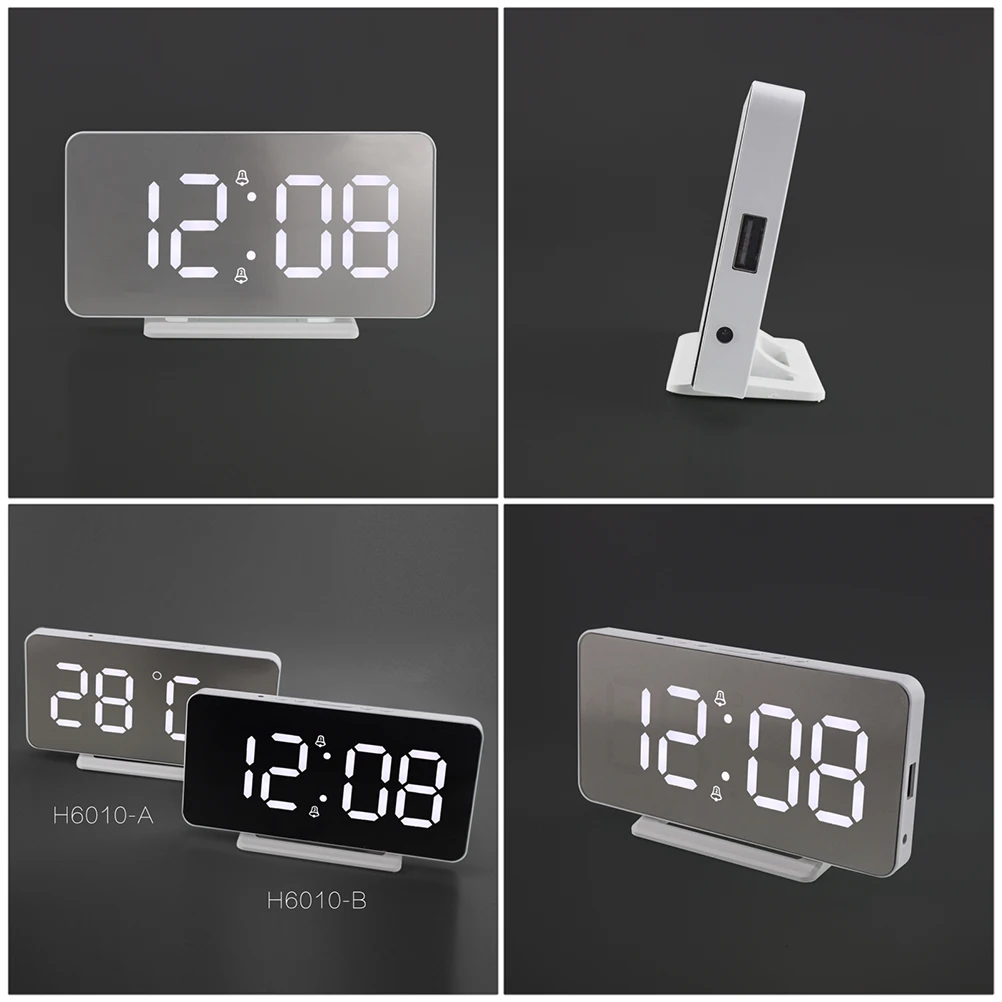 Digital Alarm Display Temperature ABS Material Decoration Night Light LED Digital Alarm Clock Table Clock
Digital Alarm Display Temperature ABS Material Decoration Night Light LED Digital Alarm Clock Table Clock