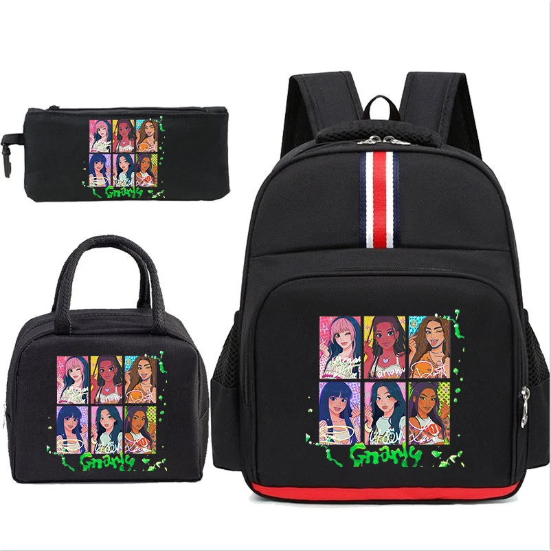 3pecs Girl Group Katseye Printed Backpack Lightweight Boys Girls School Bags KATSEYE Children Backpack Back To School Mochilas
3pecs Girl Group Katseye Printed Backpack Lightweight Boys Girls School Bags KATSEYE Children Backpack Back To School Mochilas