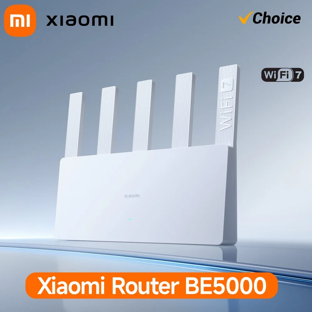 Маршрутизатор Xiaomi BE5000 Wi-Fi 7, двухчастотная сеть, 2,4/5 ГГц, с высокоскоростным портом 2,5G, усилитель сигнала IPTV OFDMA для дома
Маршрутизатор Xiaomi BE5000 Wi-Fi 7, двухчастотная сеть, 2,4/5 ГГц, с высокоскоростным портом 2,5G, усилитель сигнала IPTV OFDMA для дома