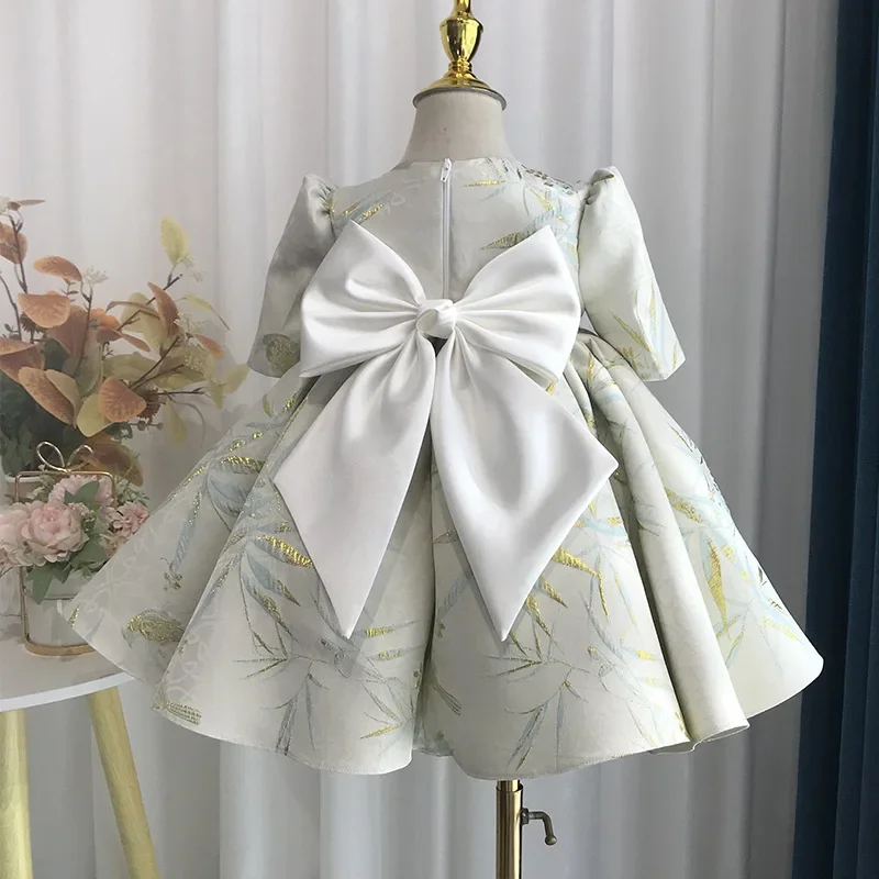 New Birthday Dresses for Girls Kids Princess Evening Party Gown Big Bow Elegant Wedding Clothes Children Dress Christmas Vestido
New Birthday Dresses for Girls Kids Princess Evening Party Gown Big Bow Elegant Wedding Clothes Children Dress Christmas Vestido