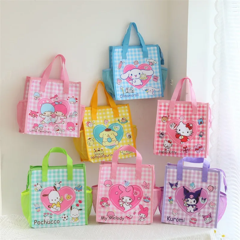 Hello Kitty Kuromi Insulated Bag Student Insulation Large Capacity Lunch Box Tote Bag Out Portable Picnic Bento Bag Storage Bag
Hello Kitty Kuromi Insulated Bag Student Insulation Large Capacity Lunch Box Tote Bag Out Portable Picnic Bento Bag Storage Bag