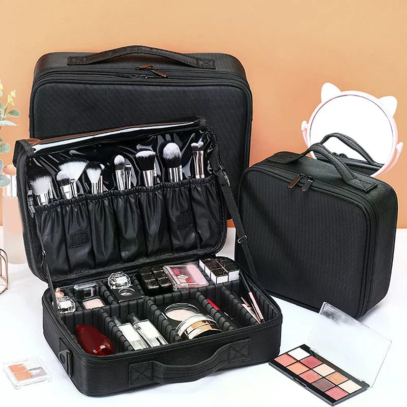 Чехол для макияжа большой емкости, ручной ящик для инструментов через плечо для макияжа, услуги по дизайну ногтей
Чехол для макияжа большой емкости, ручной ящик для инструментов через плечо для макияжа, услуги по дизайну ногтей