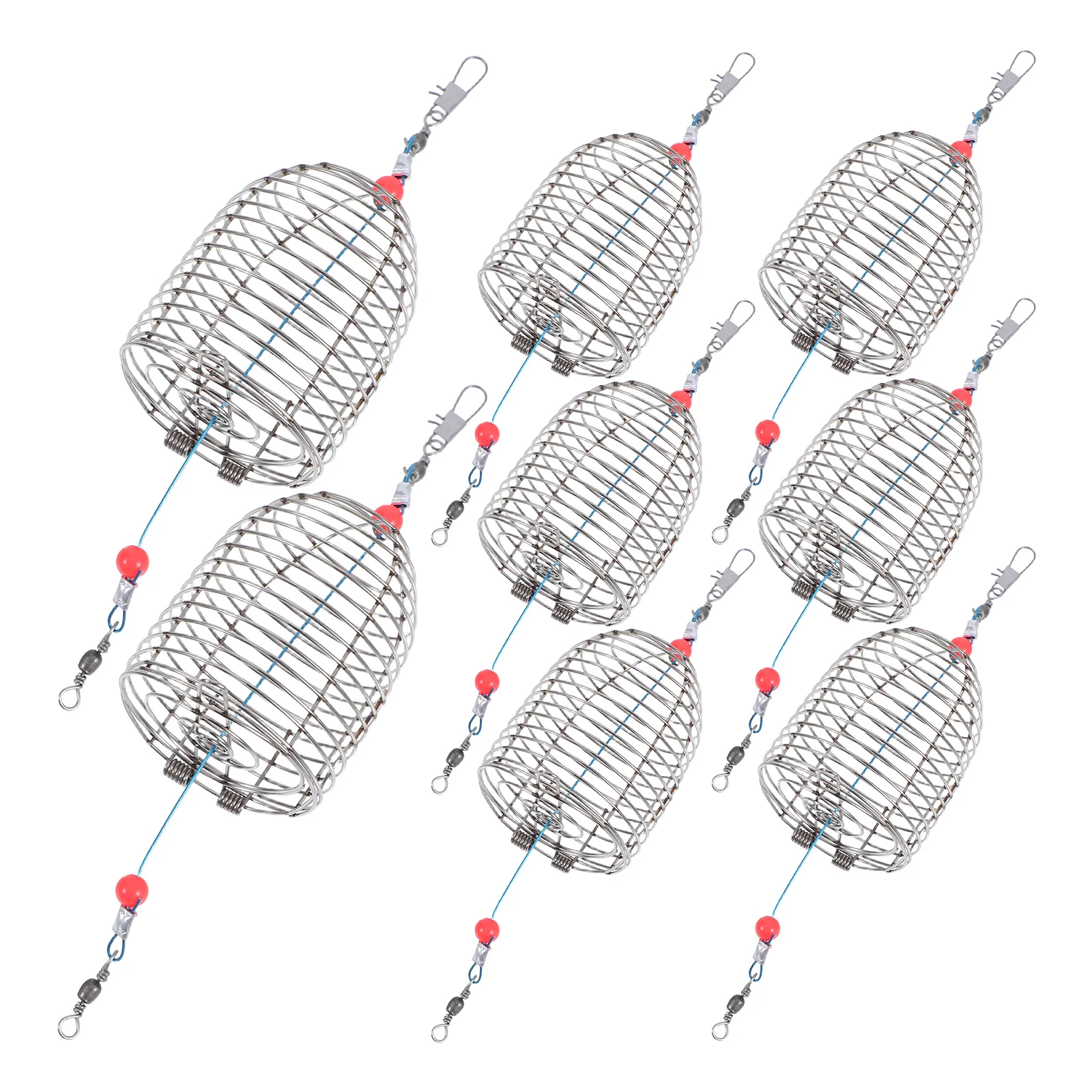 8pcs Stainless Steel Bait Cage Durable Fishing Trap Basket Small Size Holder Lure Crab Lobster Minnows Shrimp Crawfish
8pcs Stainless Steel Bait Cage Durable Fishing Trap Basket Small Size Holder Lure Crab Lobster Minnows Shrimp Crawfish