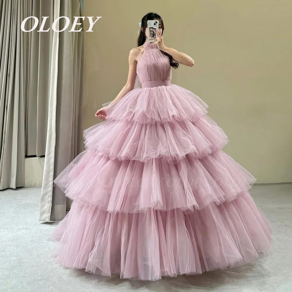 OLOEY Luxury Purple Halter A Line Prom Dress Korea Wedding Photo Shoot Draped Layered Tulle Birthday Gown Customized Corset Back
OLOEY Luxury Purple Halter A Line Prom Dress Korea Wedding Photo Shoot Draped Layered Tulle Birthday Gown Customized Corset Back