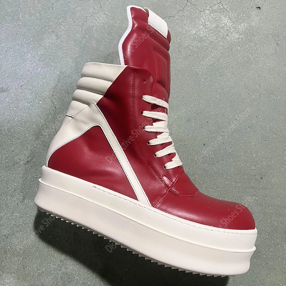 Classic Designer Ro Men Shoes Women Sneakers Red Leather Ankle Boot High Top Casual Shoes Zipper Double Bottom Boots
Classic Designer Ro Men Shoes Women Sneakers Red Leather Ankle Boot High Top Casual Shoes Zipper Double Bottom Boots