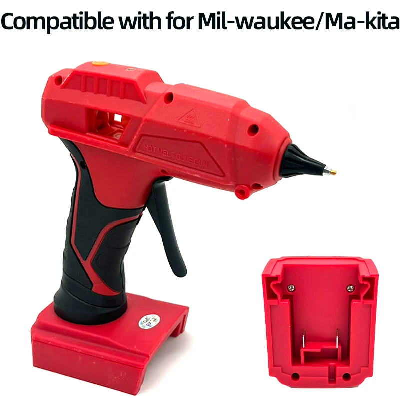 40 W/100 W Cordless Glue Gun Kit Complete with 7/11 Mm Glue Sticks Compatible for Makita/Milwaukee 20 V Lithium-ion Batteries
40 W/100 W Cordless Glue Gun Kit Complete with 7/11 Mm Glue Sticks Compatible for Makita/Milwaukee 20 V Lithium-ion Batteries