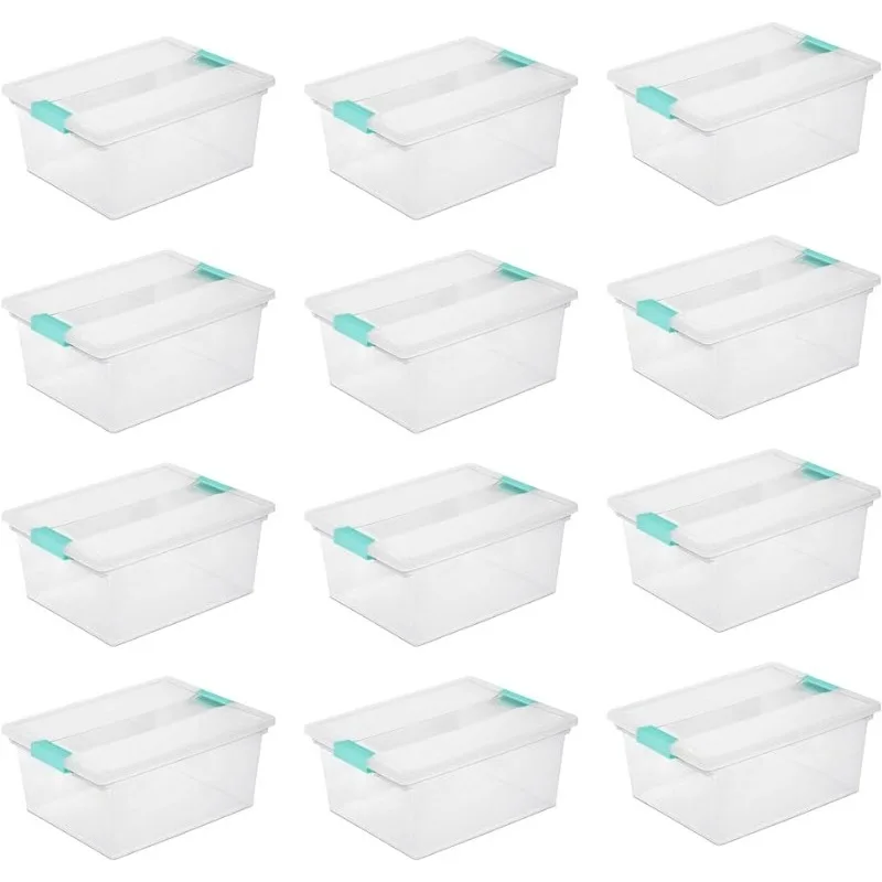 Deep Clip Box,Stackable Small Storage Bin with Latching Lid,Plastic Container to Organize Paper, Office, Home,Clear Base and Lid
Deep Clip Box,Stackable Small Storage Bin with Latching Lid,Plastic Container to Organize Paper, Office, Home,Clear Base and Lid