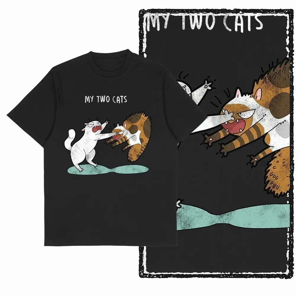 BLACK Short Seleve Cat Print Exclusive Graphic Women T Shirt Big Size Loose Cotton Cat Lover Women Tshirt Women Clothes Tops
BLACK Short Seleve Cat Print Exclusive Graphic Women T Shirt Big Size Loose Cotton Cat Lover Women Tshirt Women Clothes Tops