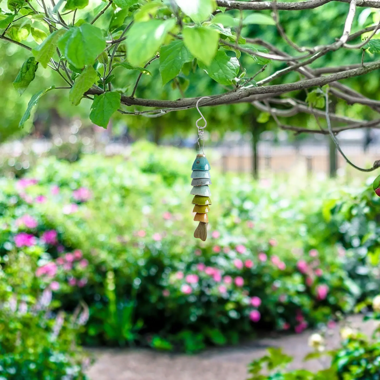 10 pcs Wind Chime Hanger Stainless Steel Swivel Hooks Metal Flower Rotating Hook Suncatcher Plant Hangers Silver Garden Decor
10 pcs Wind Chime Hanger Stainless Steel Swivel Hooks Metal Flower Rotating Hook Suncatcher Plant Hangers Silver Garden Decor