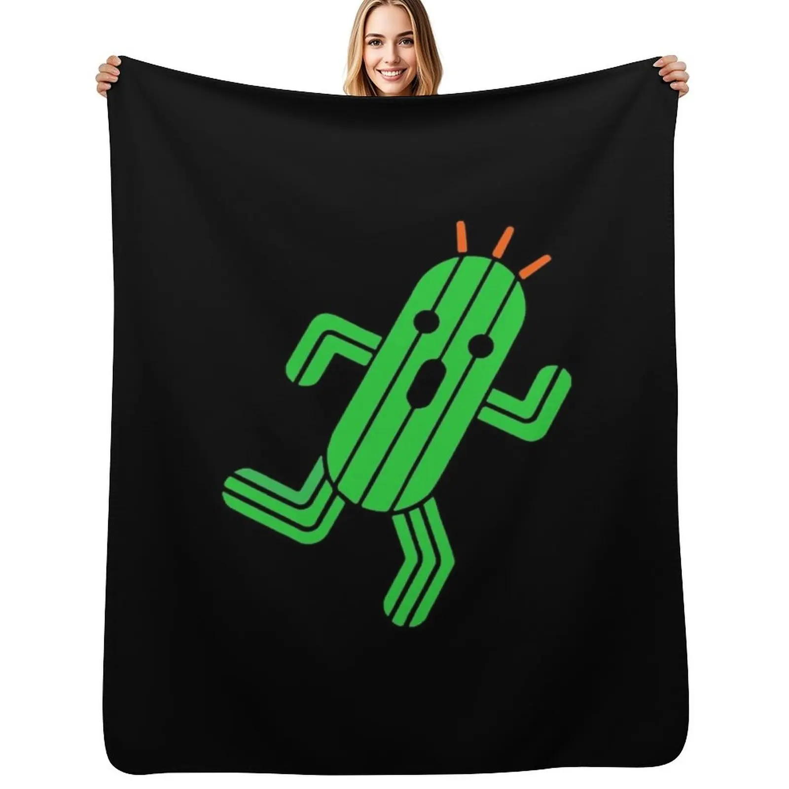 Cactuar T-Shir Throw Blanket All Season Lightweight Soft Blanket for Bed
Cactuar T-Shir Throw Blanket All Season Lightweight Soft Blanket for Bed