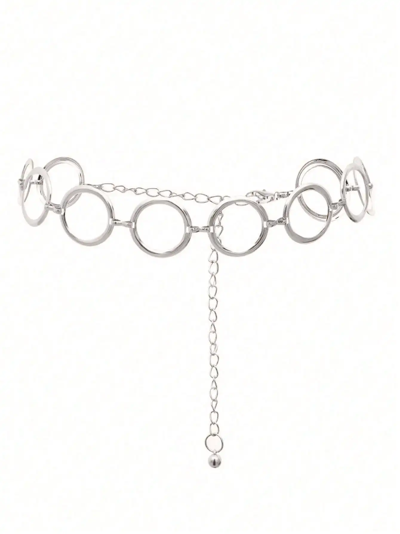 1Pc Minimalist Geometric Circle Single Layer Body Chain Punk Metal Waist Chain For Women Random Circle Quantity Fashion Body Jewelry Accessories
1Pc Minimalist Geometric Circle Single Layer Body Chain Punk Metal Waist Chain For Women Random Circle Quantity Fashion Body Jewelry Accessories