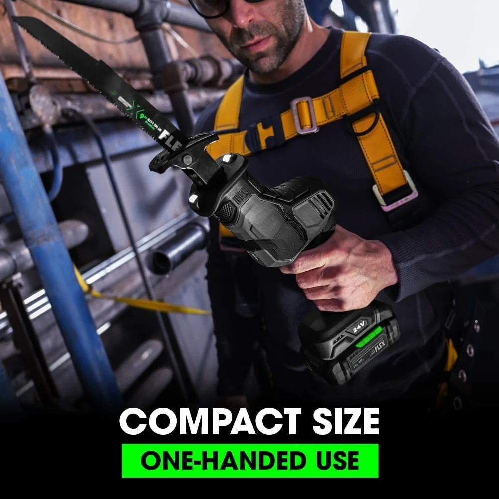 24V Brushless Cordless One-Handed Reciprocating Saw Tool Only, Battery and Charger Not Included - FX2241-Z
24V Brushless Cordless One-Handed Reciprocating Saw Tool Only, Battery and Charger Not Included - FX2241-Z
