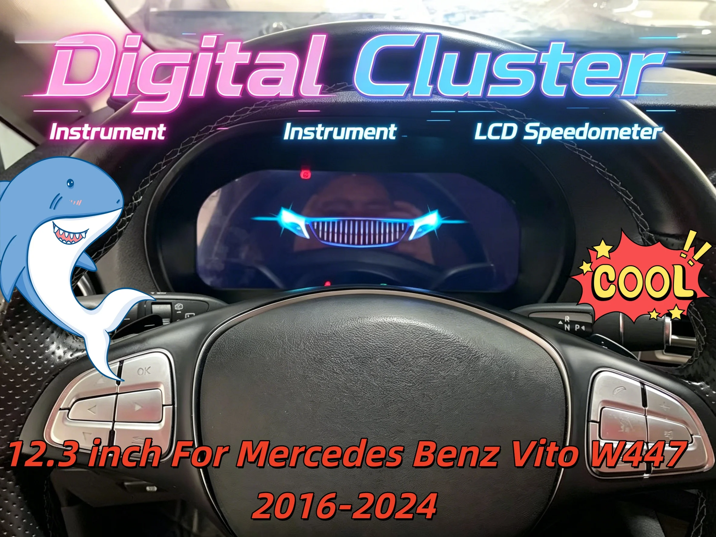 For Mercedes Benz Vito 116 W447 2014-2023 Digital Instrument Cluster Speedometer,Dashboard,Gauge, CarPlay Original Digital LCD
For Mercedes Benz Vito 116 W447 2014-2023 Digital Instrument Cluster Speedometer,Dashboard,Gauge, CarPlay Original Digital LCD