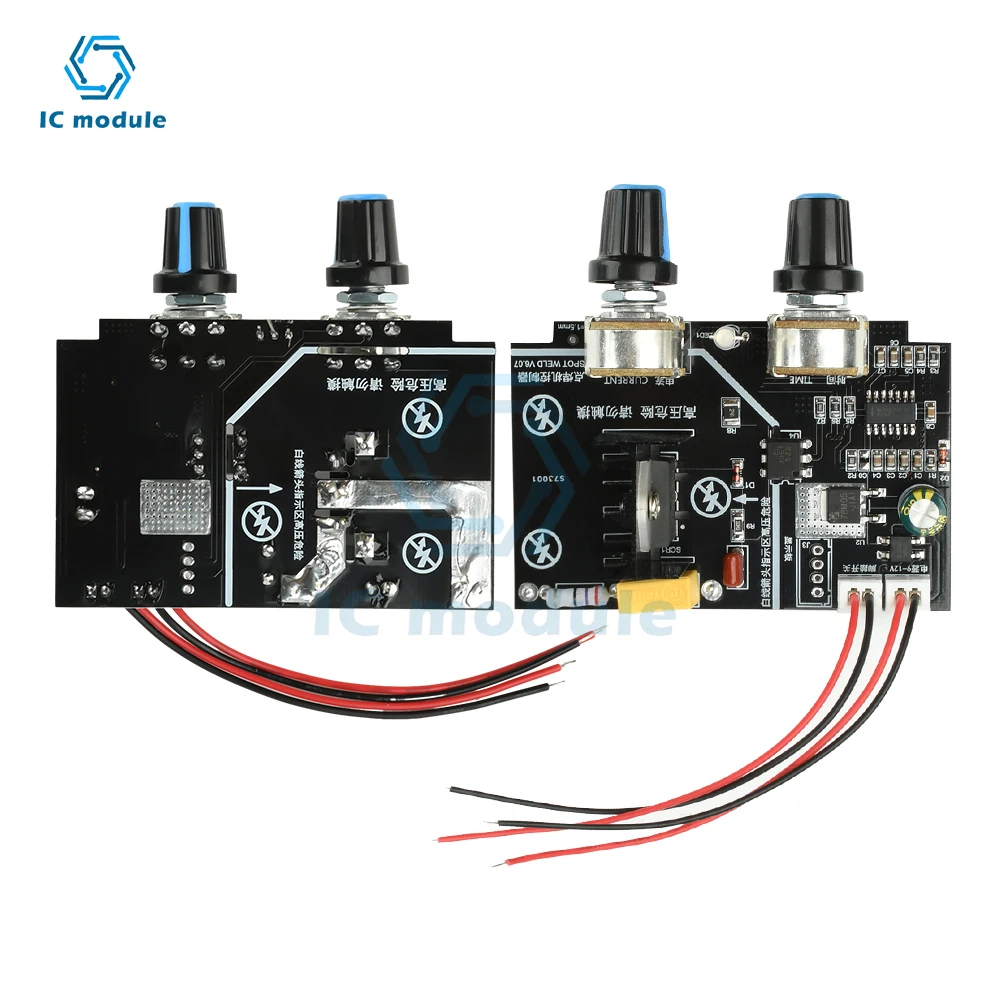 40A Spot Welder Control Board with Adjustable Time & Current Solid State Relay Power Controller for Battery Welding
40A Spot Welder Control Board with Adjustable Time & Current Solid State Relay Power Controller for Battery Welding