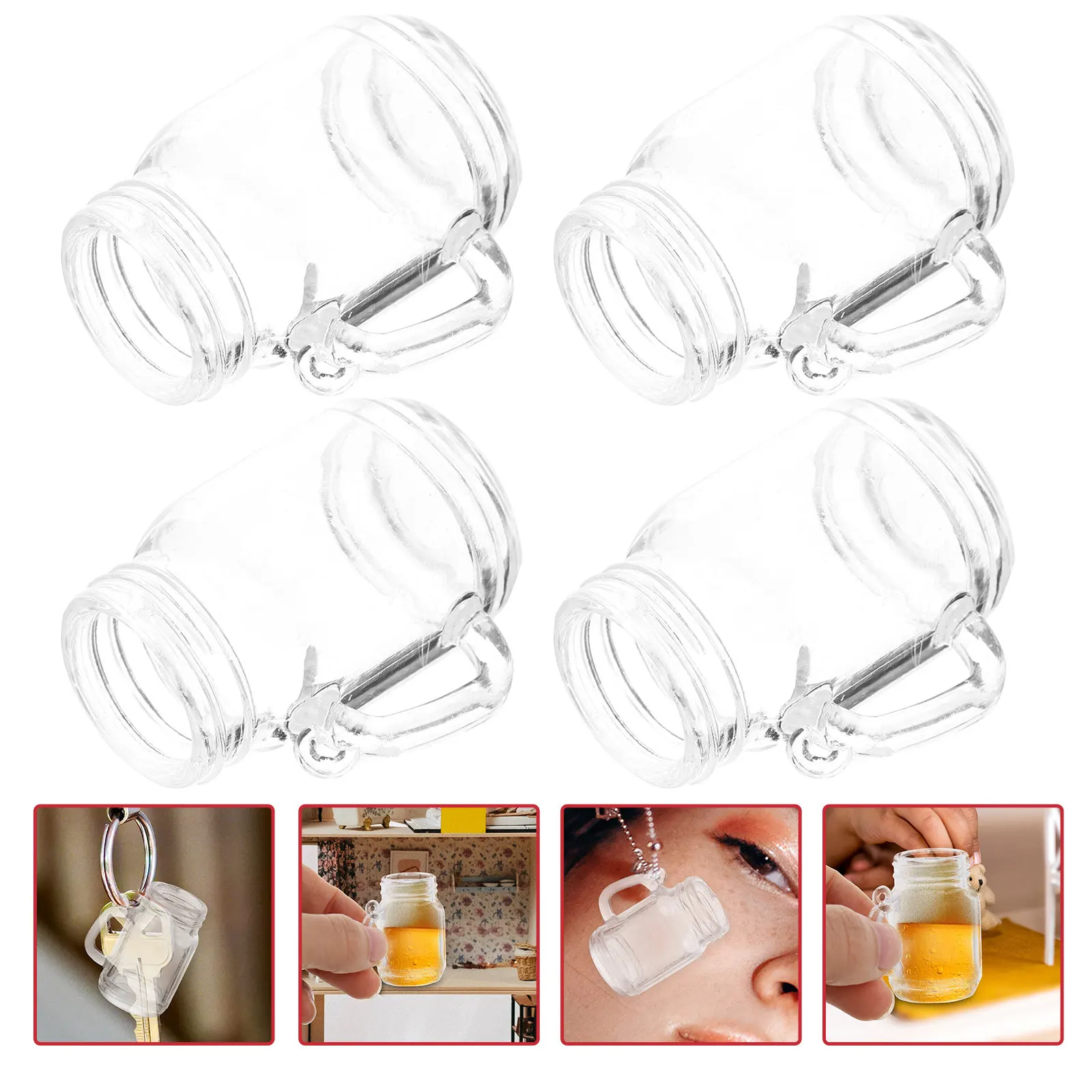 30Pcs Mini Beer Cup Charms for Keychains Earrings Jewelry Making Craft Supplies Hanging Decor Party Wedding DIY Accessories
30Pcs Mini Beer Cup Charms for Keychains Earrings Jewelry Making Craft Supplies Hanging Decor Party Wedding DIY Accessories