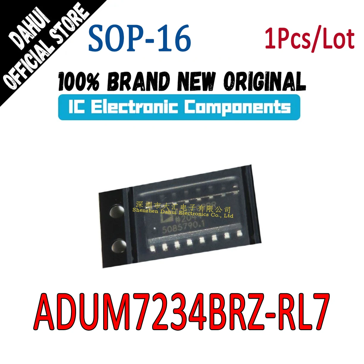 7234BRZ ADUM7234BRZ-RL7 SOP-16 Isolated precision half-bridge driver new original
7234BRZ ADUM7234BRZ-RL7 SOP-16 Isolated precision half-bridge driver new original