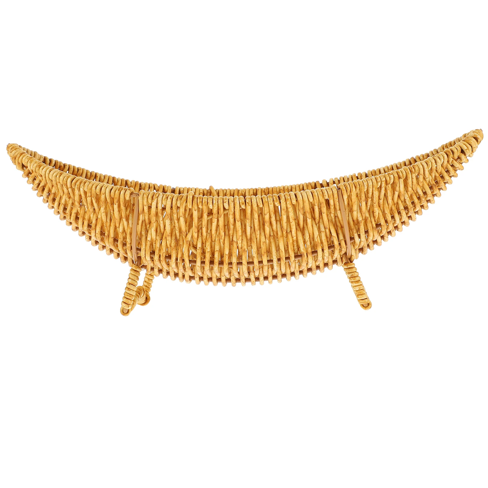 Fruit Basket Household Storage Imitation Rattan Holder Bread Baskets Kitchens Countertop Woven Design Restaurant Decor Multi
Fruit Basket Household Storage Imitation Rattan Holder Bread Baskets Kitchens Countertop Woven Design Restaurant Decor Multi