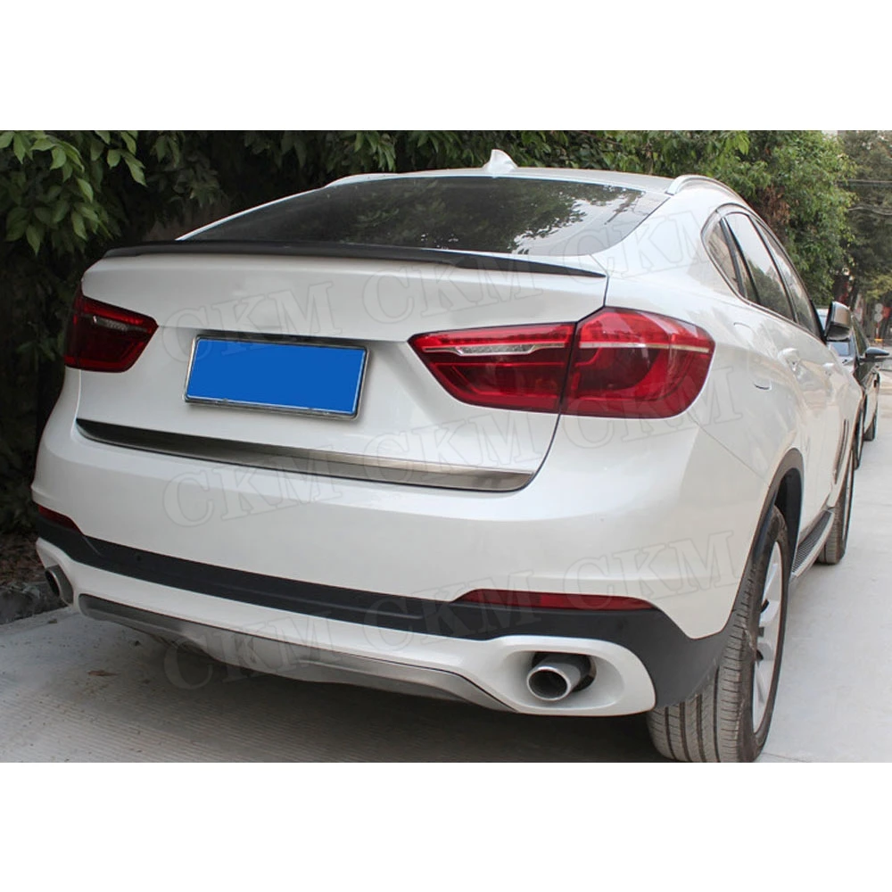 Carbon Fiber Rear Spoiler Trunk Trim Wings For BMW X6 E71 X6 F16 Spoiler 2008-2018 P Style Car Boot External Decoration
Carbon Fiber Rear Spoiler Trunk Trim Wings For BMW X6 E71 X6 F16 Spoiler 2008-2018 P Style Car Boot External Decoration