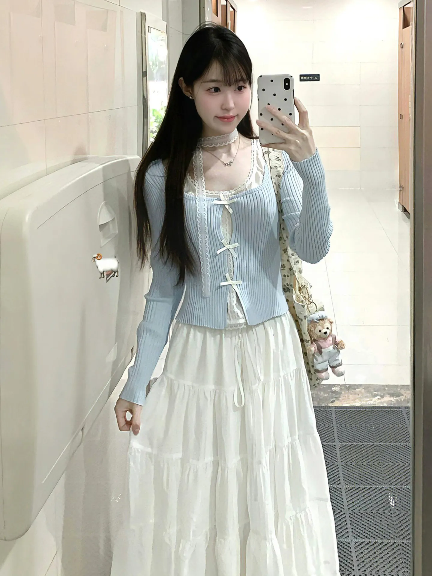 Korean Style Soft Spring Unique Beautiful Knitted Apparels Fake Two-Piece Set Top Half-Skirt Two-Piece Suit Casual Fashion
Korean Style Soft Spring Unique Beautiful Knitted Apparels Fake Two-Piece Set Top Half-Skirt Two-Piece Suit Casual Fashion