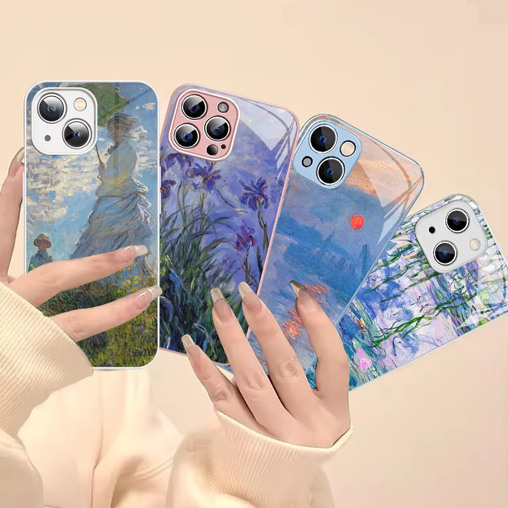 Чехол для телефона с изображением Клода Моне импрессионизма художника для iPhone 15 13 12 Mini 11 Pro XS Max X XR 14 Plus чехол из закаленного стекла
Чехол для телефона с изображением Клода Моне импрессионизма художника для iPhone 15 13 12 Mini 11 Pro XS Max X XR 14 Plus чехол из закаленного стекла